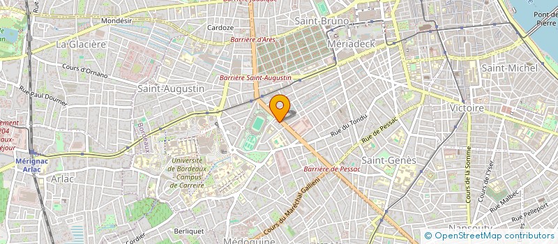 localisation de l'entreprise IQSPOT à BORDEAUX
