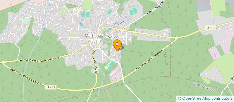 localisation de l'entreprise IQT33  MARTIGNAS-SUR-JALLE