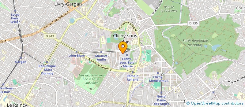 localisation de l'entreprise IR BAT à CLICHY-SOUS-BOIS