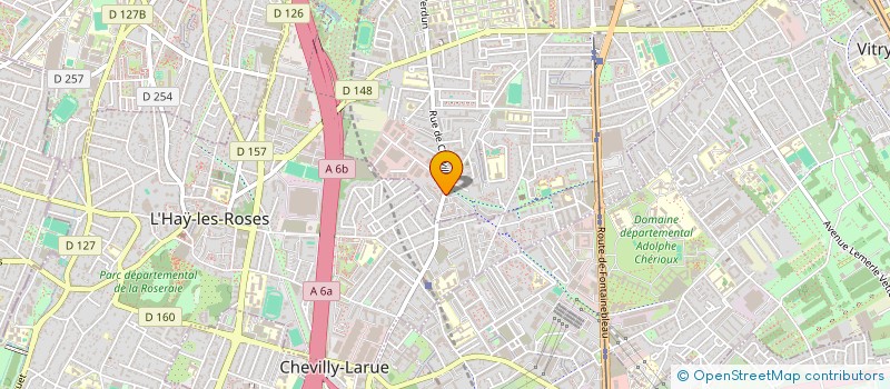 localisation de l'entreprise IR BAT  VILLEJUIF