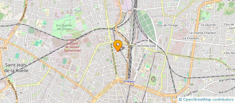 localisation de l'entreprise IR BN  ORLEANS
