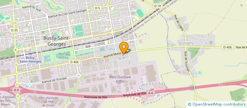 localisation de l'entreprise IR CONNECT à BUSSY-SAINT-GEORGES