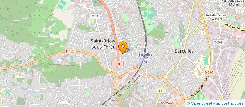 localisation de l'entreprise IR CREATIONS à SAINT-BRICE-SOUS-FORET