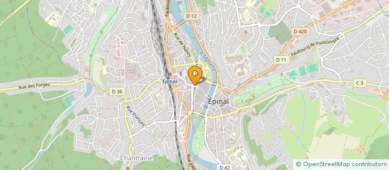 localisation de l'entreprise IR DIET à EPINAL