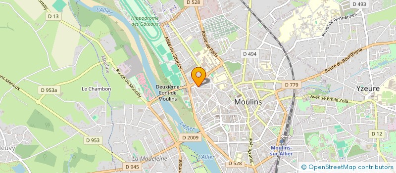 localisation de l'entreprise IR'IMM à MOULINS