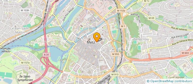 localisation de l'entreprise IR IMMO  METZ