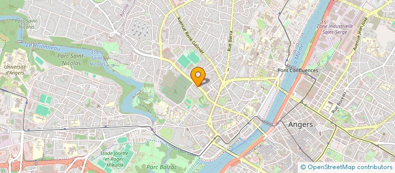 localisation de l'entreprise IR PEINTURE à ANGERS