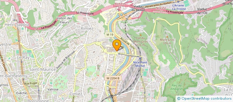 localisation de l'entreprise IR TELECOM  NICE