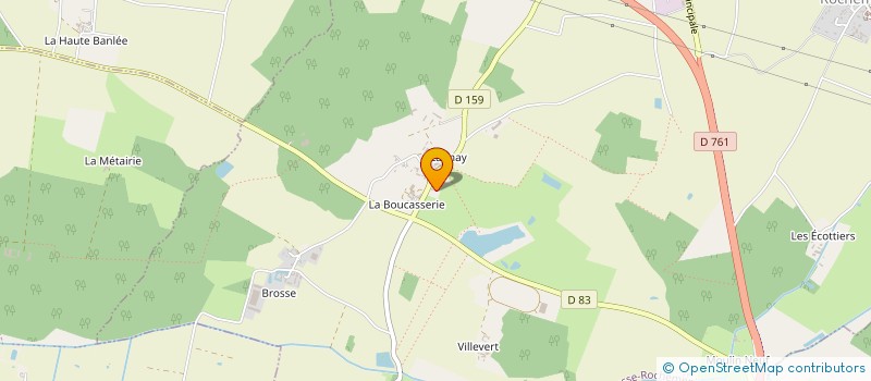 localisation de l'entreprise IR2E 49 (INSTALLATION DE RESEAUX D'EAU ET D'ELECTRICITE)  LOURESSE-ROCHEMENIER