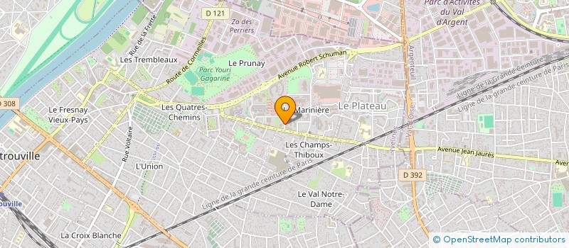 localisation de l'entreprise IR2YS à SARTROUVILLE