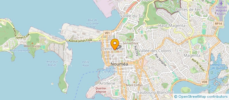 localisation de l'entreprise IRA ATUA à NOUMEA