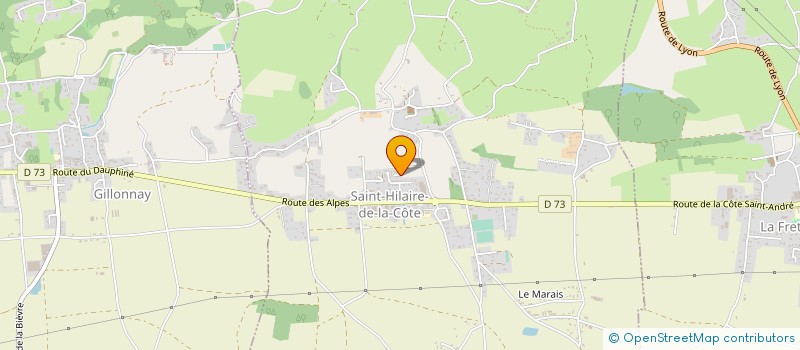 localisation de l'entreprise IRA AUTOMOBILE  SAINT-HILAIRE-DE-LA-COTE