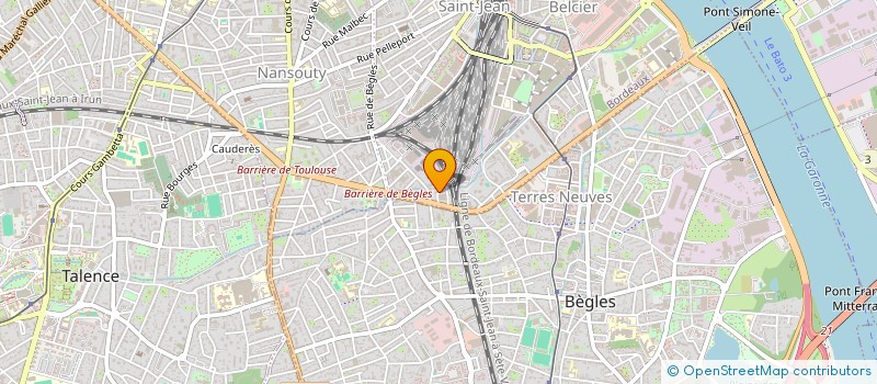 localisation de l'entreprise IRA BAT  BORDEAUX