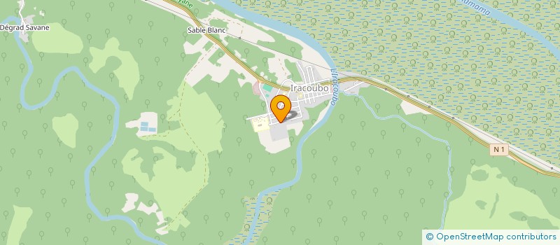 localisation de l'entreprise IRA'PETANQUE  IRACOUBO