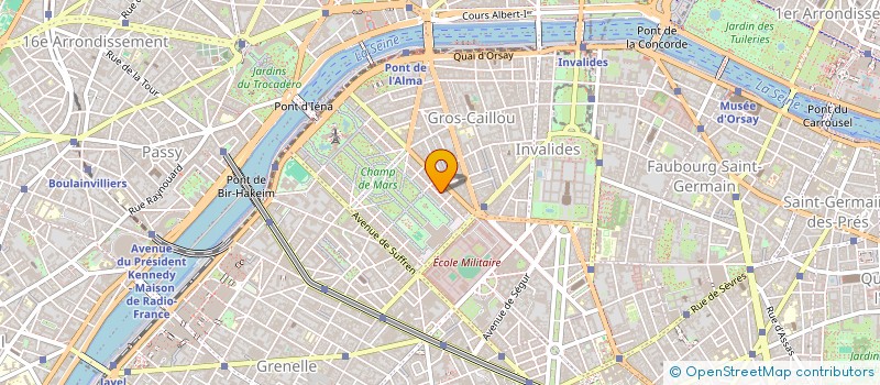 localisation de l'entreprise IRACEMA  PARIS