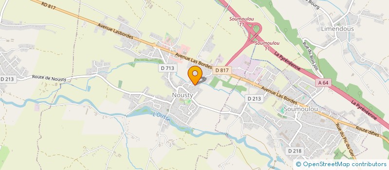 localisation de l'entreprise IRACOUBO FILMS  NOUSTY