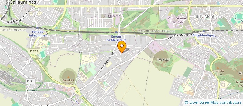 localisation de l'entreprise IRAD, L'ART DU BIEN-ETRE  MERICOURT