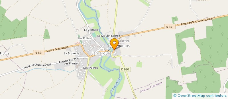 localisation de l'entreprise IRADON TECHNOLOGIES  JUSSY-LE-CHAUDRIER