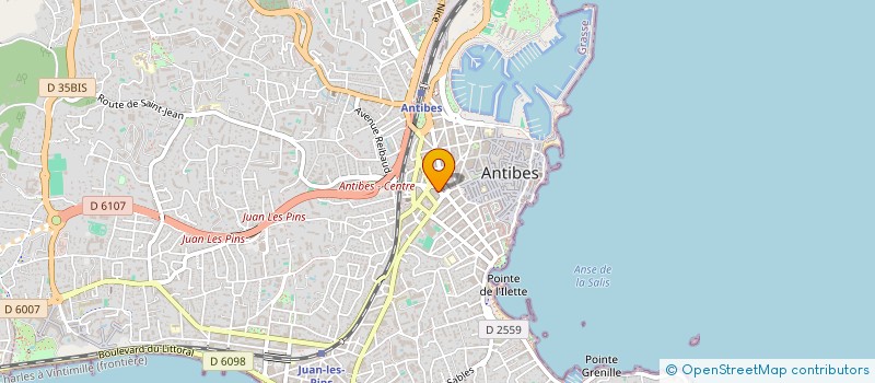 localisation de l'entreprise IRAE à ANTIBES