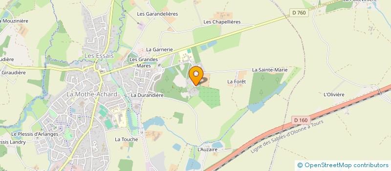 localisation de l'entreprise IRAE  SAINT-GERVAIS