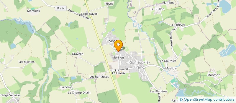 localisation de l'entreprise IRAE GAMING à RIGNIEUX-LE-FRANC