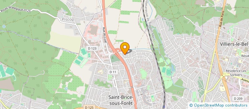 localisation de l'entreprise IRAG SERVICES à SAINT-BRICE-SOUS-FORET