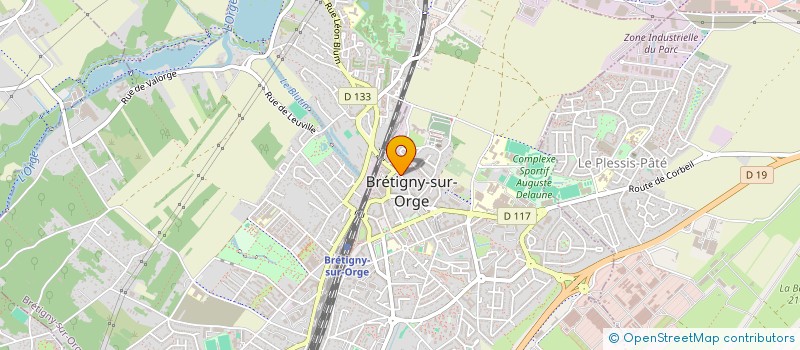 localisation de l'entreprise IRAGEMMA à BRETIGNY-SUR-ORGE