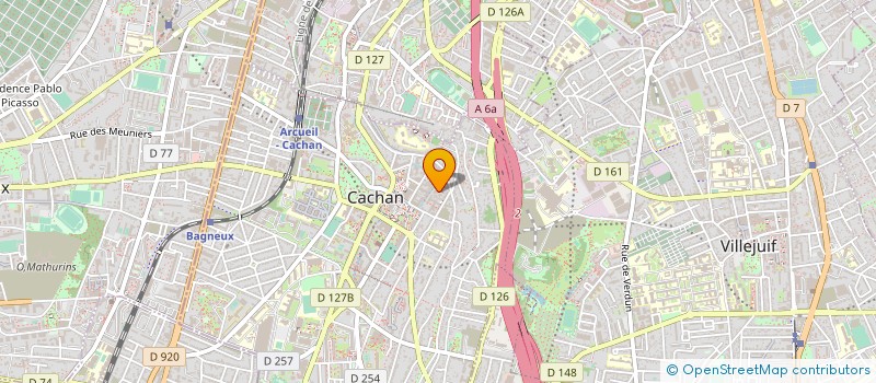 localisation de l'entreprise IRAIS CONSEIL, EXPERTISE & FORMATION à CACHAN