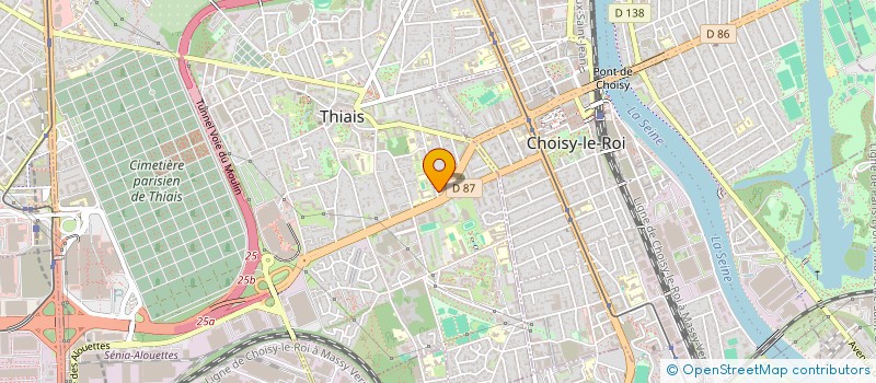 localisation de l'entreprise IRAM EC  THIAIS