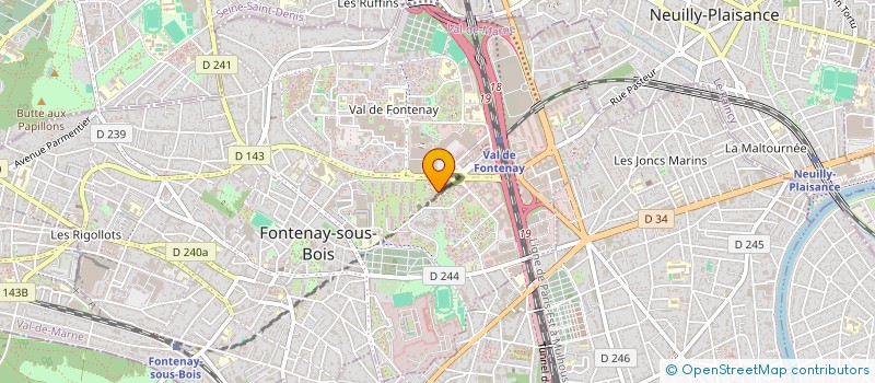 localisation de l'entreprise IRAN CINE PANORAMA à FONTENAY-SOUS-BOIS