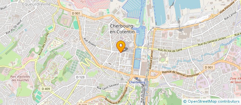 localisation de l'entreprise IRAND  CHERBOURG-EN-COTENTIN