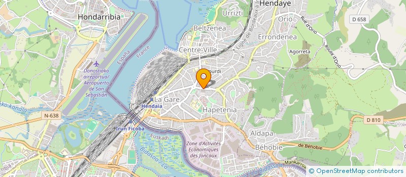 localisation de l'entreprise IRANDATZ à HENDAYE