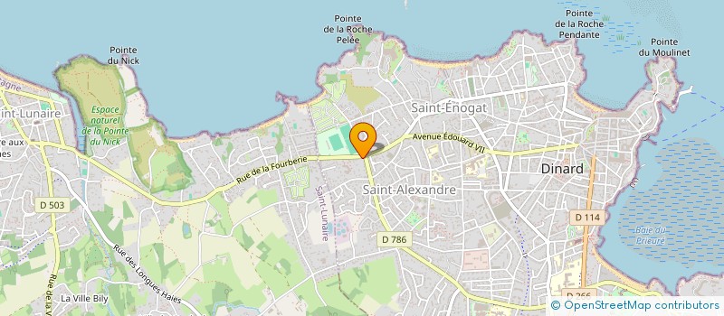 localisation de l'entreprise IRANJA à DINARD
