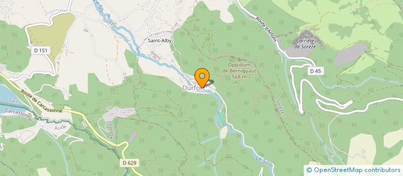 localisation de l'entreprise IRAPEP  DURFORT