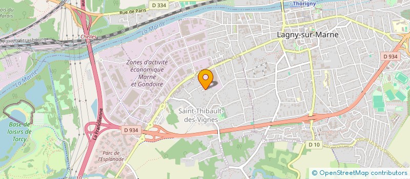 localisation de l'entreprise IRAS à SAINT-THIBAULT-DES-VIGNES