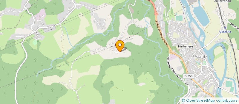 localisation de l'entreprise IRASTORZA JARDINS  USTARITZ