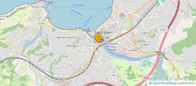 localisation de l'entreprise IRASTORZA MAREE à CIBOURE