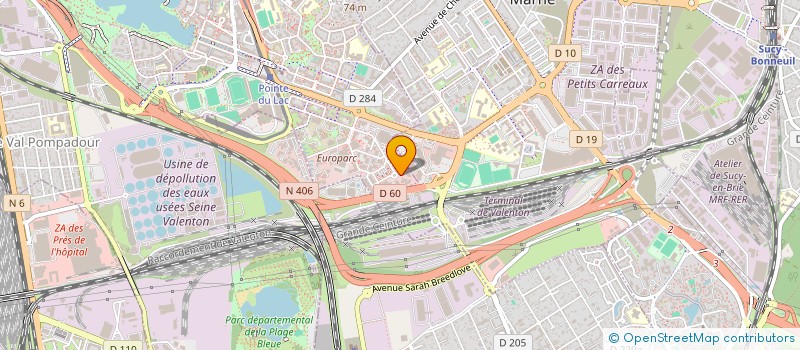 localisation de l'entreprise IRATEK à CRETEIL