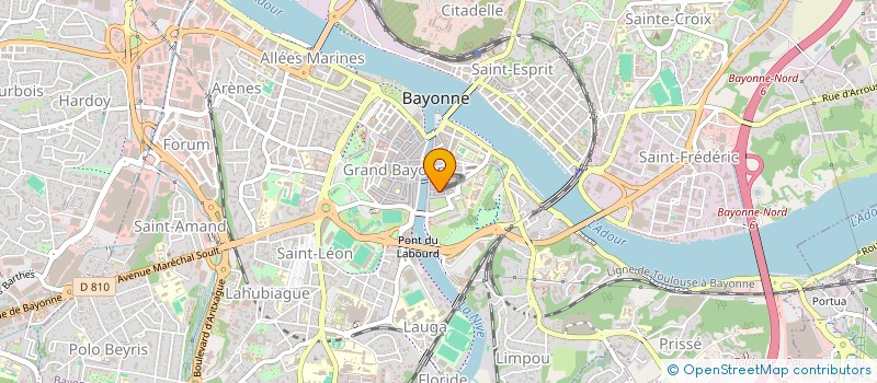 localisation de l'entreprise IRAUN à BAYONNE