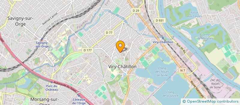 localisation de l'entreprise IRAY AINA à VIRY-CHATILLON
