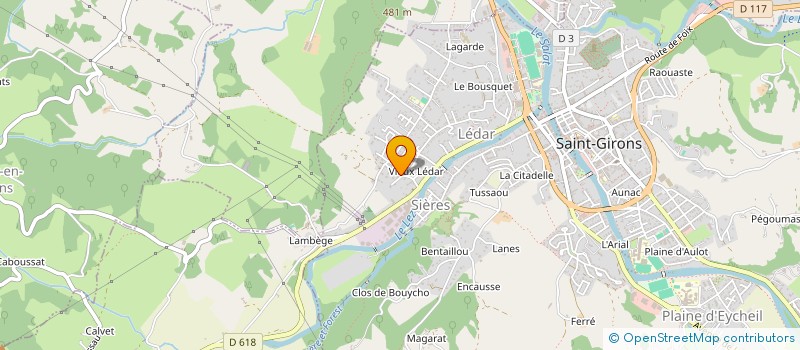 localisation de l'entreprise IRAZEIN ET LES ISARDS à SAINT-GIRONS