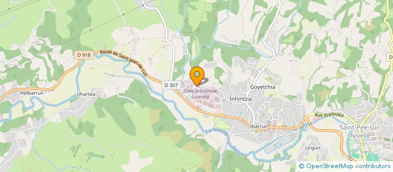 localisation de l'entreprise IRAZOQUI MARTIN  SAINT-PEE-SUR-NIVELLE