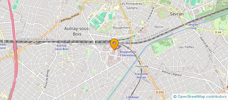 localisation de l'entreprise IRBA INTERNATIONAL  AULNAY SOUS BOIS