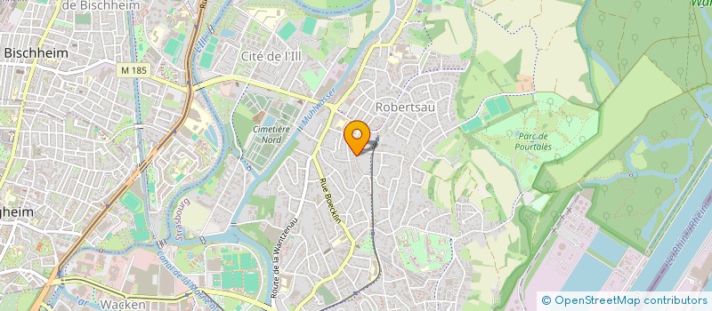 localisation de l'entreprise IRBAT à STRASBOURG