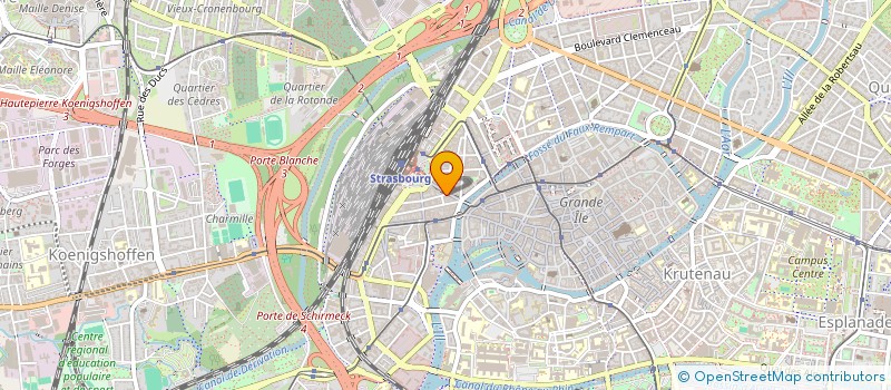 localisation de l'entreprise IRBIKE à STRASBOURG