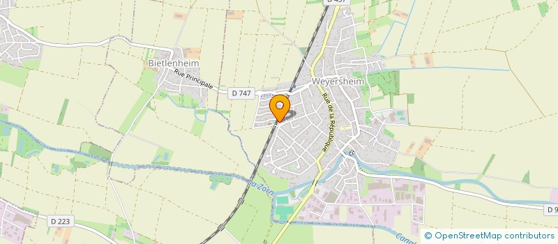 localisation de l'entreprise IRC  WEYERSHEIM