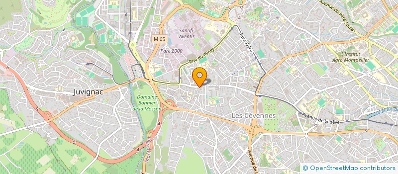 localisation de l'entreprise IRC EXTRASUD à MONTPELLIER
