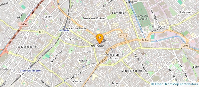 localisation de l'entreprise IRC SERVICES  ROUBAIX