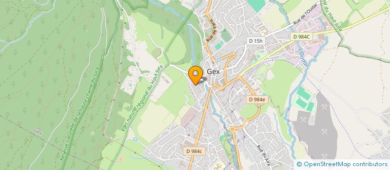 localisation de l'entreprise IRCOM  GEX