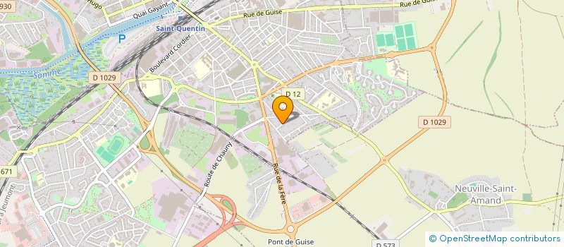 localisation de l'entreprise IRD à SAINT-QUENTIN